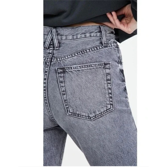 SLVRLAKE Beatnik Ultra High Rise Slim Rigid 90’s Mom Jean in Moonlight Size 27 - Picture 2 of 10